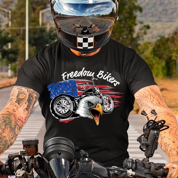 Tee-shirt motard - moto french alps - Avomarks