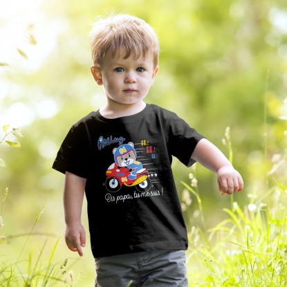 T-shirt moto enfant original pour les kids passionnés de mécanique