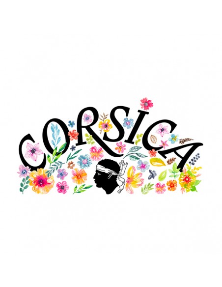 Tshirt Corse fleurs Corsica